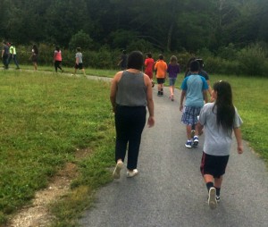 Holbert class walking in NC