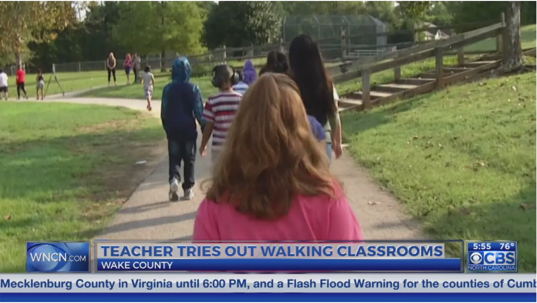 Walking Classroom in Wake County NC